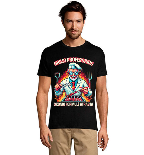 Marškinėliai Grilio profesorius- skonio formulė atrasta