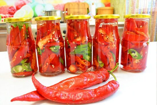 paprika "Cicak" pusiau aštri